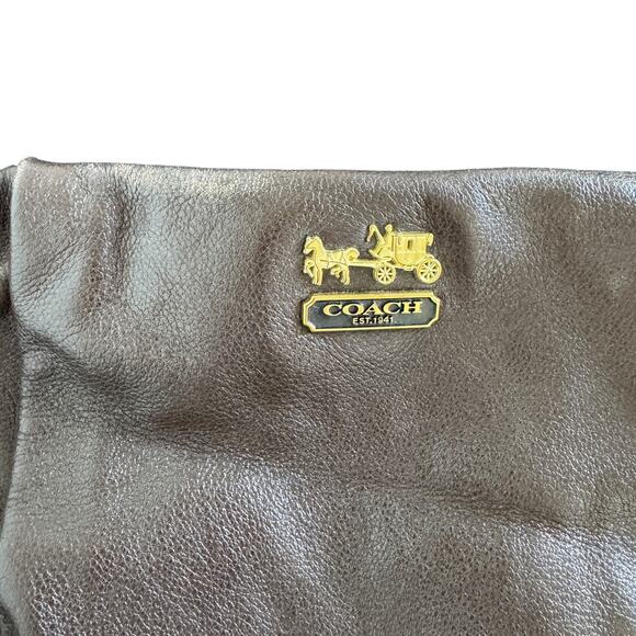 Coach Madison Isabelle Leather Satchel Brown - Picture 3 of 13